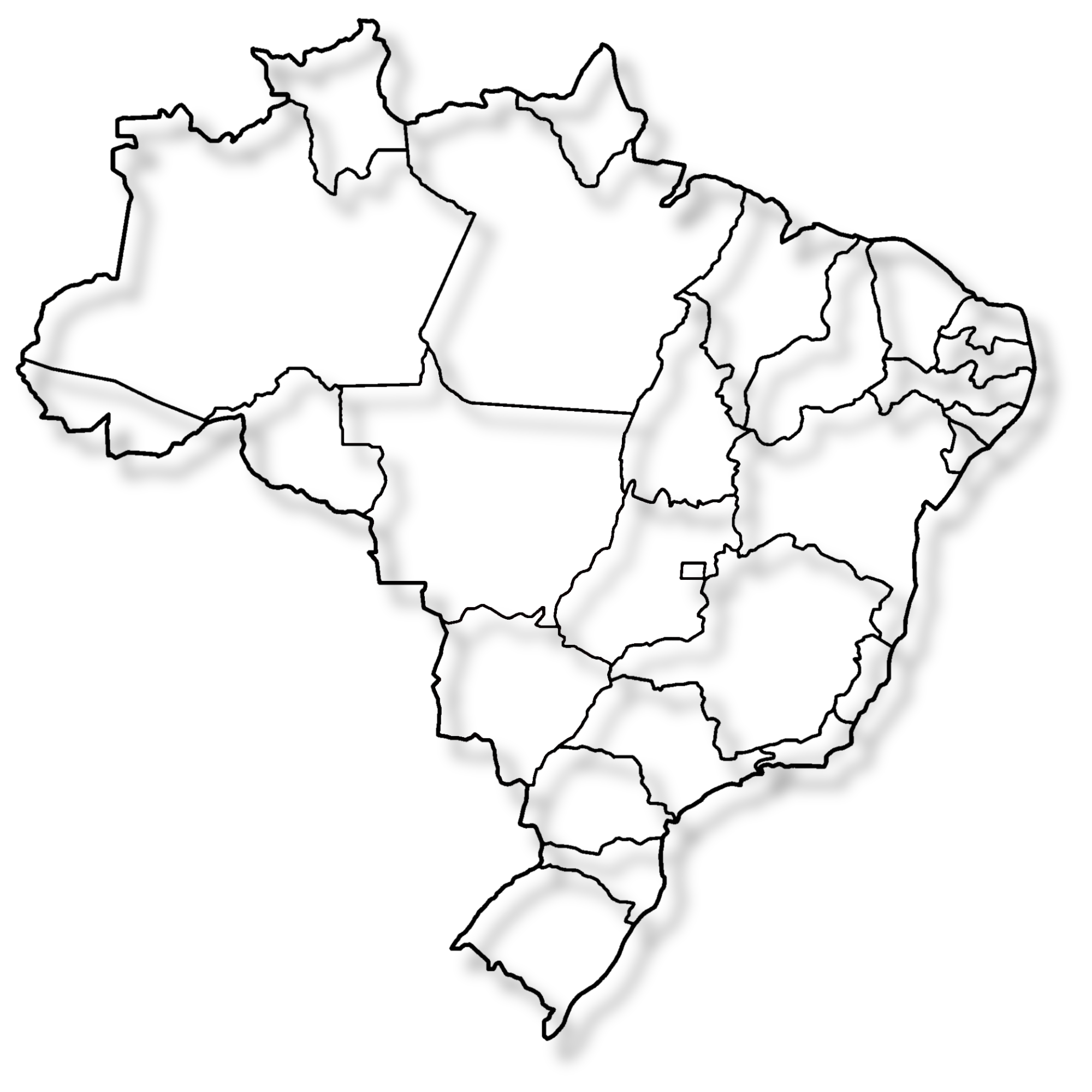 Mapa do Brasil — byvexo